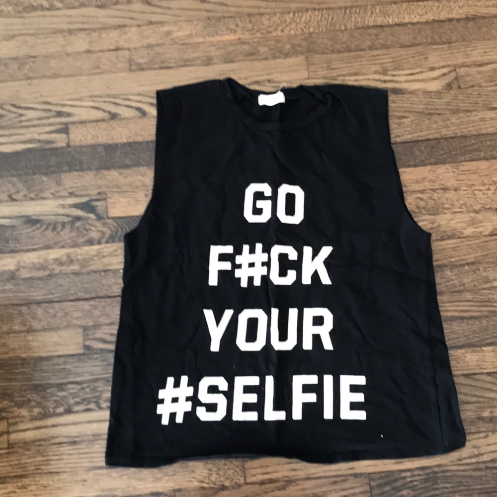 Graphic muscle tank
